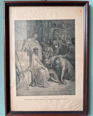 Incisione antica Gustave Doré
