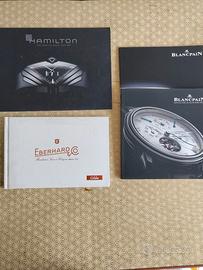 Lotto cataloghi orologi