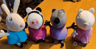 4 Peluche serie Peppa pig della Ty