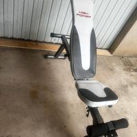 Panca reclinabile paestra per pesi è addominali