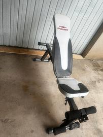 Panca reclinabile paestra per pesi è addominali