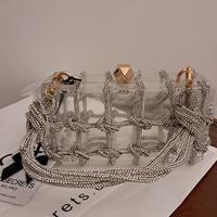 borsa a mano rigida trasparente No Secret nuova