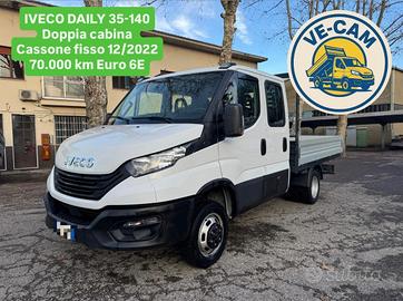 IVECO DAILY 35-140 DOPPIA CABINA CASSONE FISSO 12/