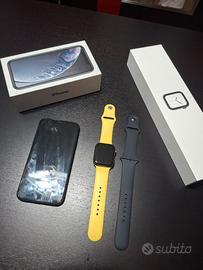 IPhone XR e Apple Watch serie 4