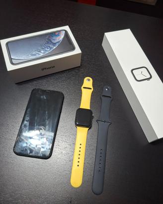 IPhone XR e Apple Watch serie 4