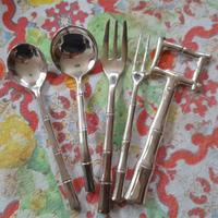Set posate bar in silver plated 