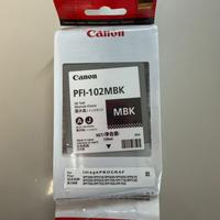 Cartuccia Canon PFI-102MBK nuova _ 130 ml