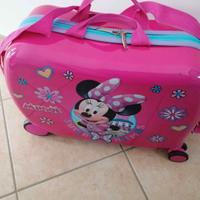Valigia per bambini cavalcabile  Minnie