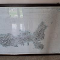 Quadri carte nautiche Arcipelago toscano