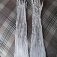 guanti bianchi lunghi da sposa