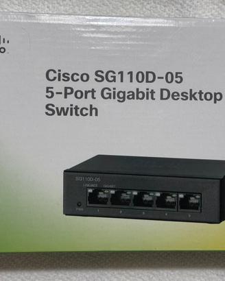 Cisco SG110D-05 Switch 5P Gigabit Fanless