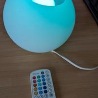 Lampada da tavolo multicolore con telecomando 