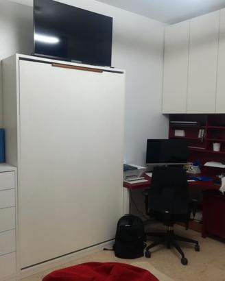 letto 120x190  a scomparsa verticale , con ......