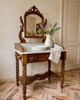 Antico Mobile Lavabo / Toilette d'Epoca Fine '800