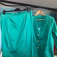Tailleur verde smeraldo
