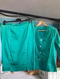 Tailleur verde smeraldo