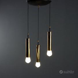 Lampadario a Tre Punti Luce Anni '60