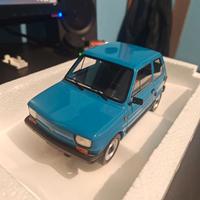 Modellino Fiat 126 Laudoracing blu