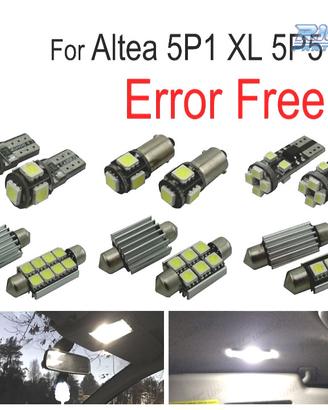 KIT 11 LAMPADE LED INTERNE PER SEAT ALTEA 5 P 1 AL
