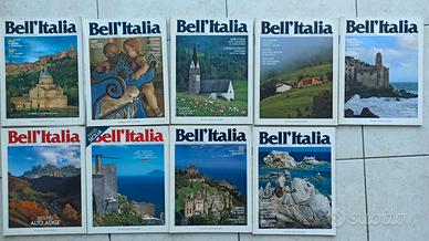 riviste Bell'Italia datate tra il 1987 e 1995