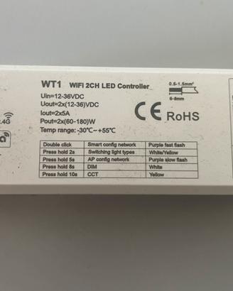 CCT 2 Led Controller Tuya RF