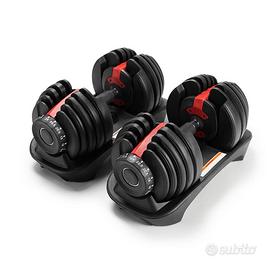 COPPIA MANUBRI DUMBBELLS REGOLABILI 24 KG NUOVI