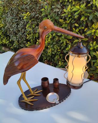 lampada airone stile Aldo tura 