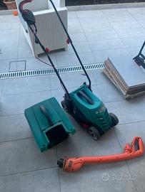 Tagliaerba Bosch e decespugliatore elettrici