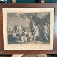 Rara stampa antica - "Coriolano e Veturia”