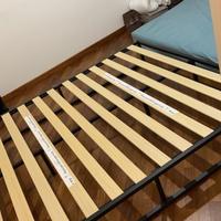 Telaio letto con piattaforma in metallo