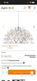 Lampada a sospensione lampadario Raimond II Dome