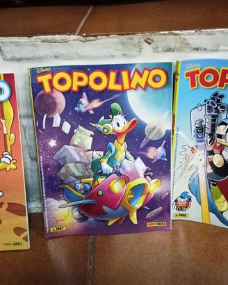 Lotto Fumetti Topolino da 3666 al 3668 Come Nuovo