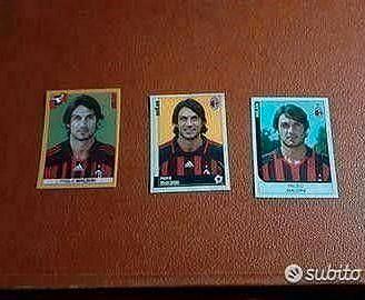 Lotto set figurine album calciatori panini Maldini