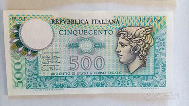 Banconote da 500 lire rare