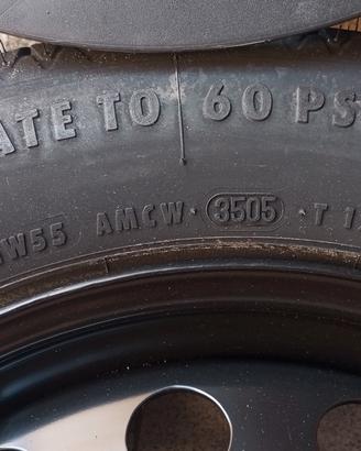 ruotino di scorta fiat/alfa