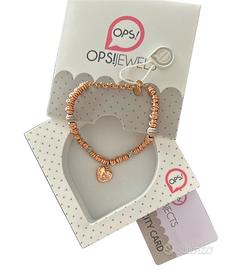 Bracciale ops objects nodi lux oro rose strass