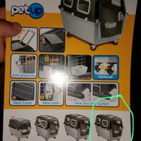 trasportino/kennel. Mai usato !