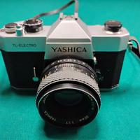 Yashica  + 50 F1.7 analogica a pellicola