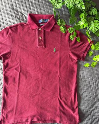 Polo Ralph Lauren Bordeaux - Taglia S - Slim fit