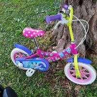 Bicicletta Disney Minnie misura 12'', Multicolore