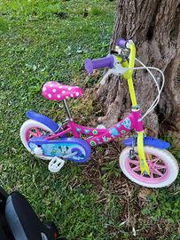 Bicicletta Disney Minnie misura 12'', Multicolore