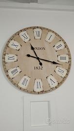 sveglia grande legno.