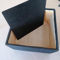 tavolino/contenitore da salotto nero 