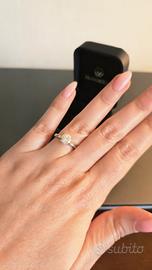 Anello Solitario "Moment Wish" - Moissanite 1.0 ct