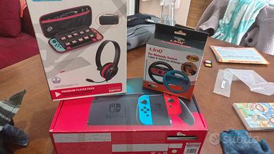 PACK SUPREMO Nintendo Switch + 4 GIOCHI TOP (Luigi