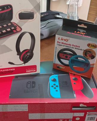 PACK SUPREMO Nintendo Switch + 4 GIOCHI TOP (Luigi