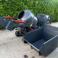 Dumper RSV con betoniera e pala autocaricante