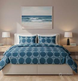 Copripiumino Ikea matrimoniale cotone e viscosa