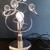 Lampada arredamento cromata nuova
