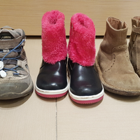 Scarpe da bambina tutte e tre numero 25